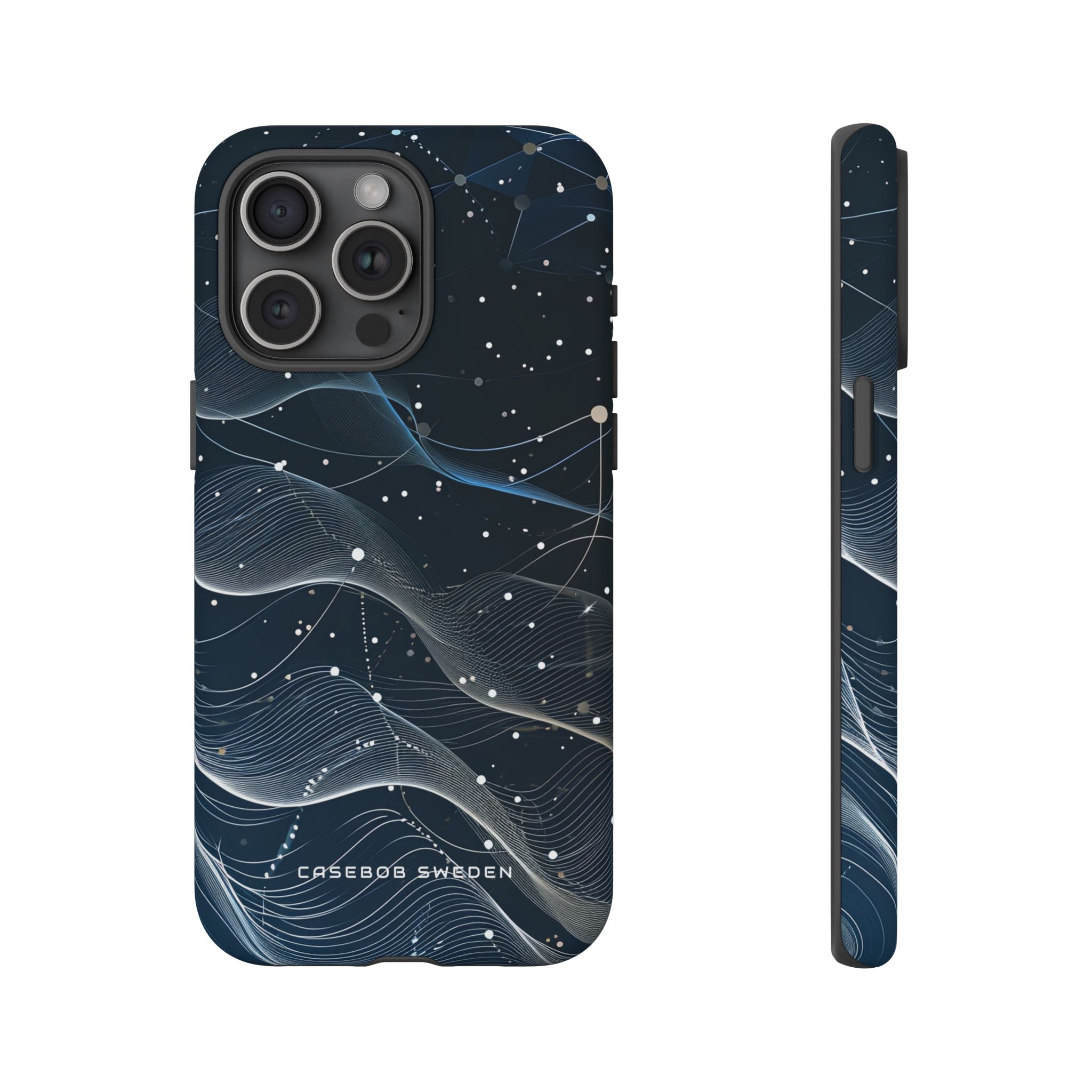 Gradient Neural Waves iPhone 15 - Tough Phone Case