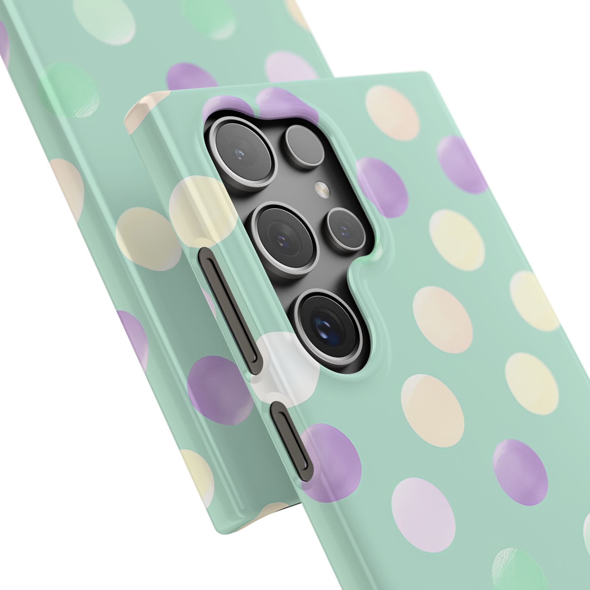 Pastel Polka Dots - Slim Samsung S24 Phone Case