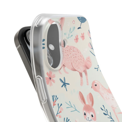 Pastel Whimsical Nature - Flexi iPhone 16 Phone Case