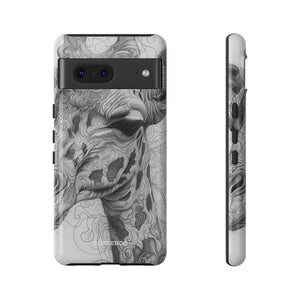 Monochrome Giraffe | Protective Phone Case for Google Pixel