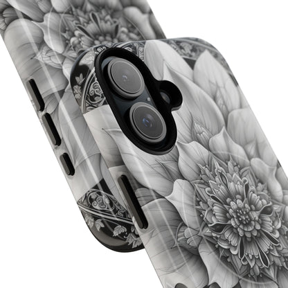 Cosmic Floral Mandala iPhone 16 - Tough+