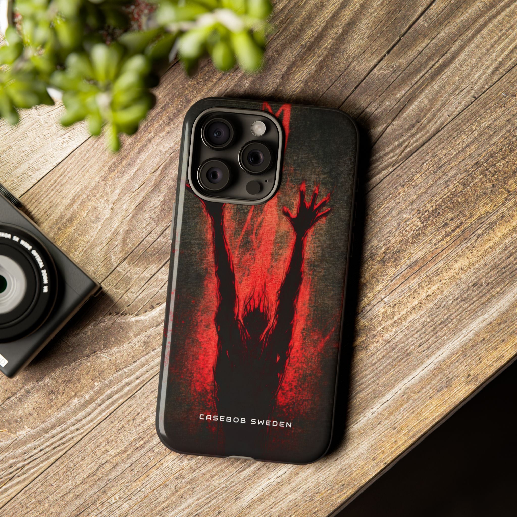 Gothic Crimson Ascension iPhone 15 - Tough Phone Case