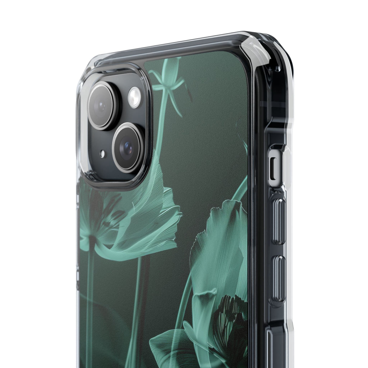 Botanical Transparency - Phone Case for iPhone (Clear Impact - Magnetic)