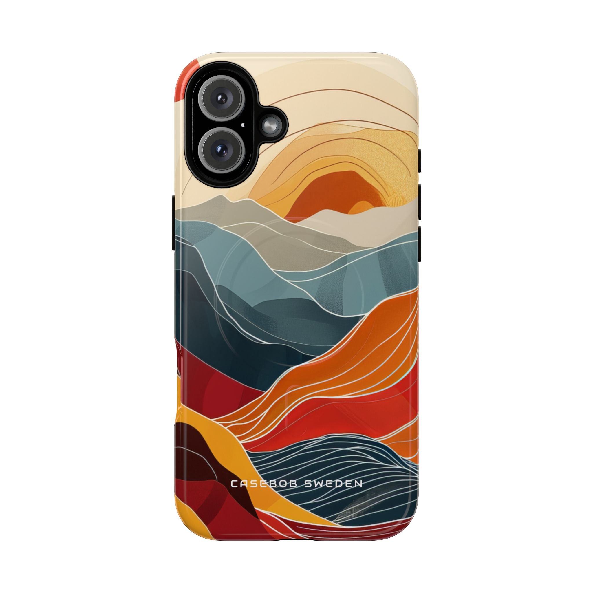 Harmonic Flow of Lines and Color iPhone 16  Tough+ Phone Case