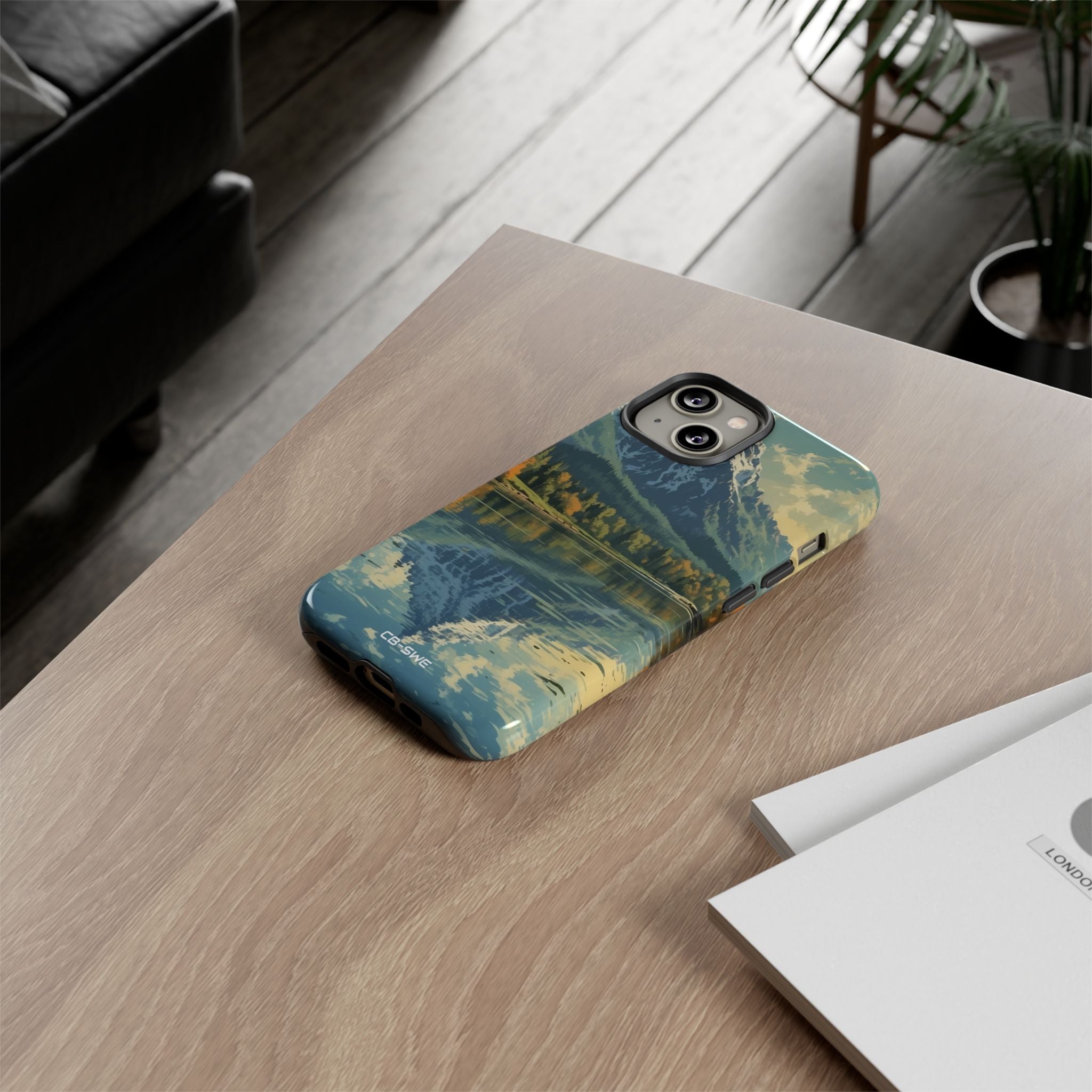 Mountain Reflects Calm - iPhone Case