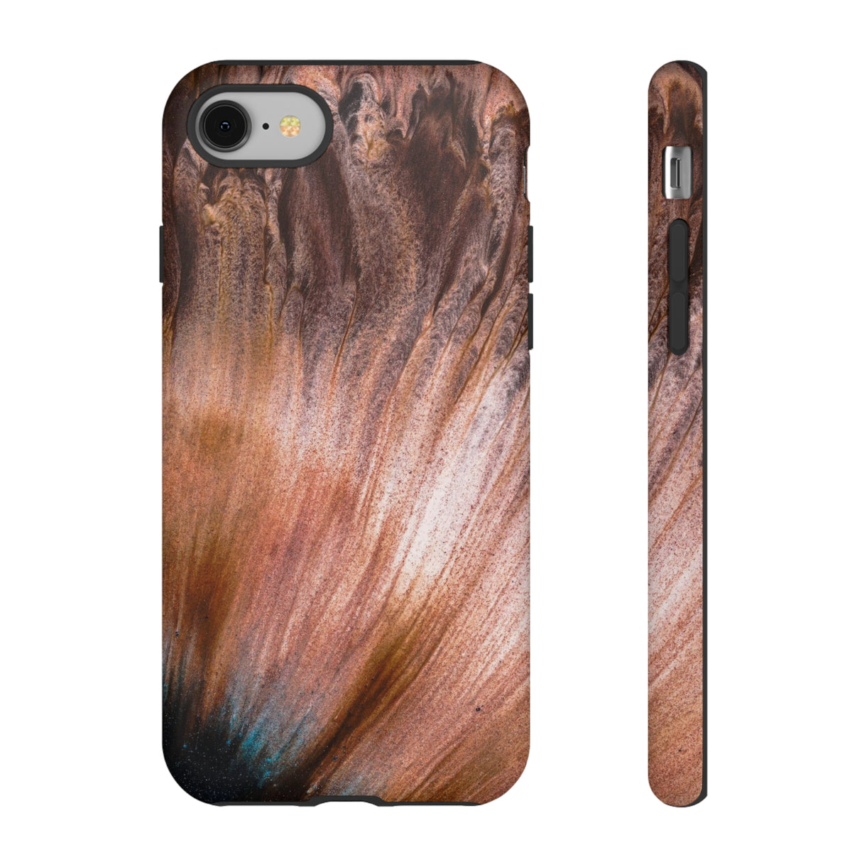 Light Brown Ink Art iPhone Case (Protective) iPhone 8 Matte Phone Case