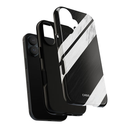 Distressed Stripe Motion iPhone 16 Case - Tough