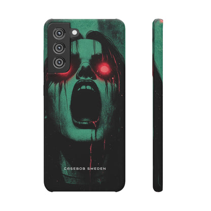 Haunting Glow of Gothic Eyes Samsung S21 - Slim Phone Case