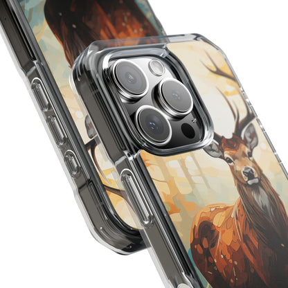Glowing Stag iPhone 16 Pro Case - Impact