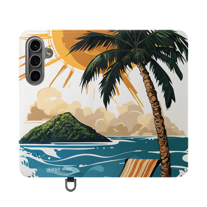 Palm Sunscape - Samsung S24 Case - Wallet