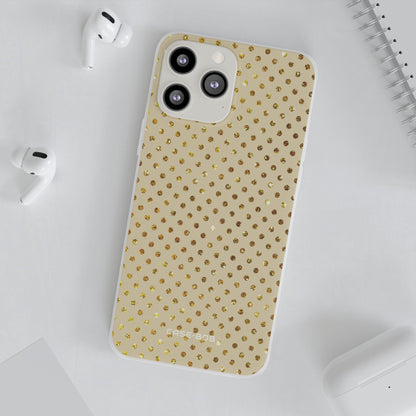 Gold Sparkle Grid iPhone 13 Pro Max - Soft