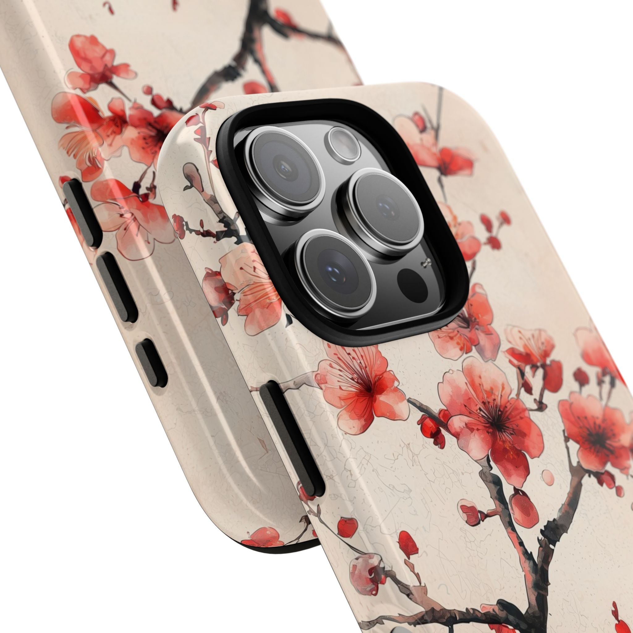 Cherry Blossom Whisper iPhone 16 Pro Case - Tough