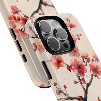 Cherry Blossom Whisper iPhone 16 Pro Case - Tough