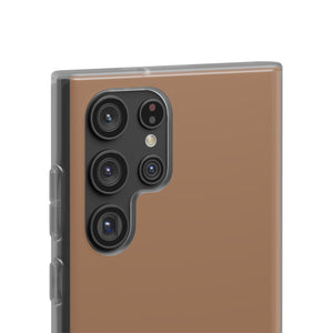 Chamoisee Brown | Handyhülle für Samsung Galaxy (Flexible Hülle) 