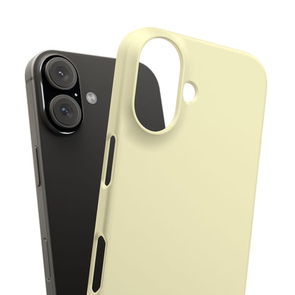 Lemon Chiffon iPhone 16 - Slim Phone Case