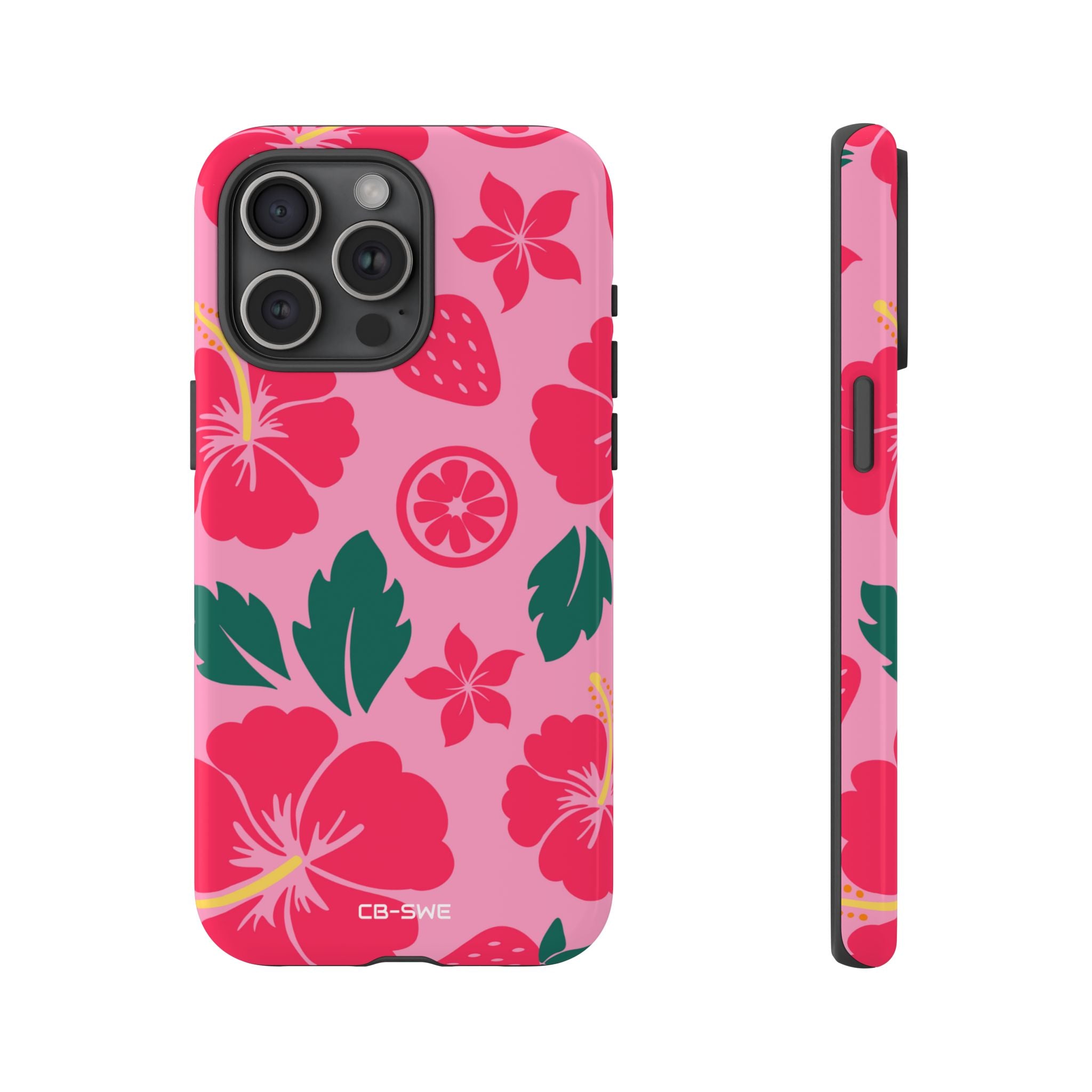 Tropical Hibiscus Harmony - iPhone Case