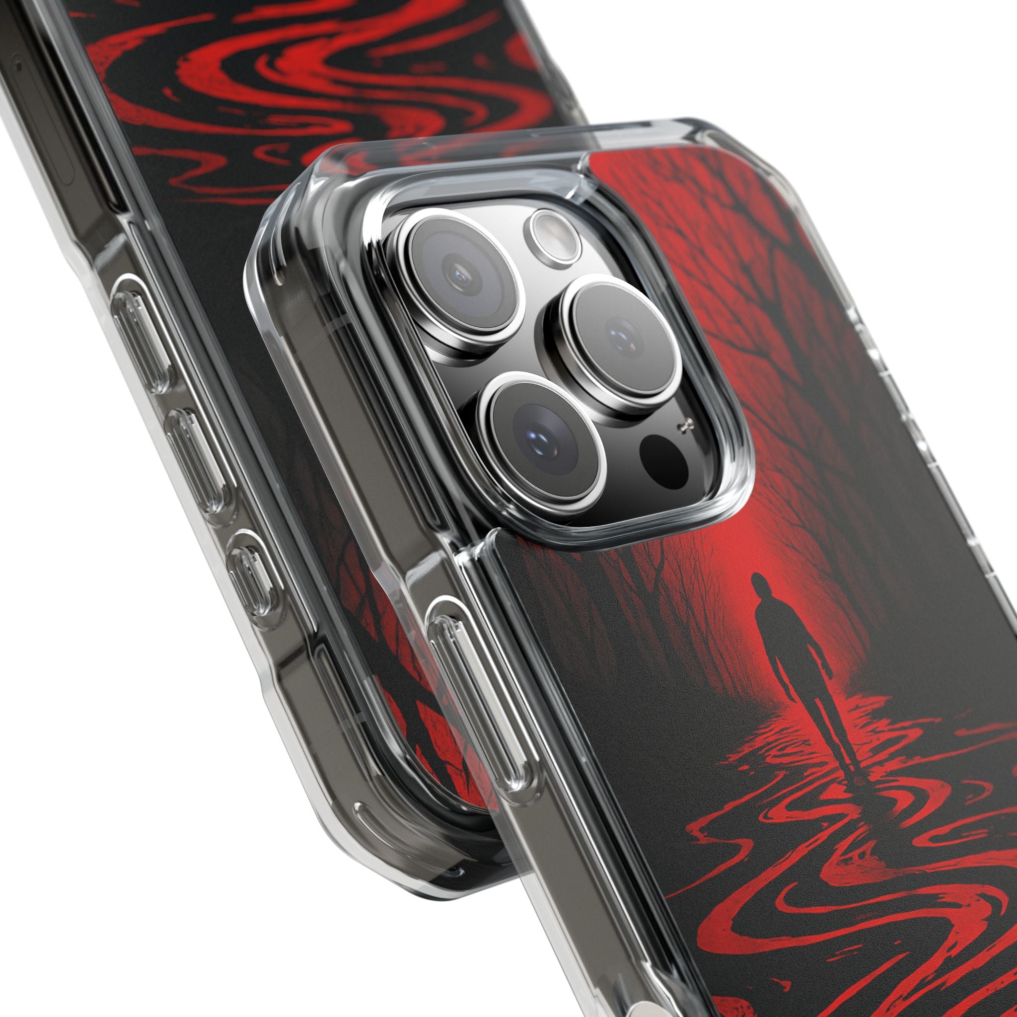 Red Path Mystery iPhone Case - Impact
