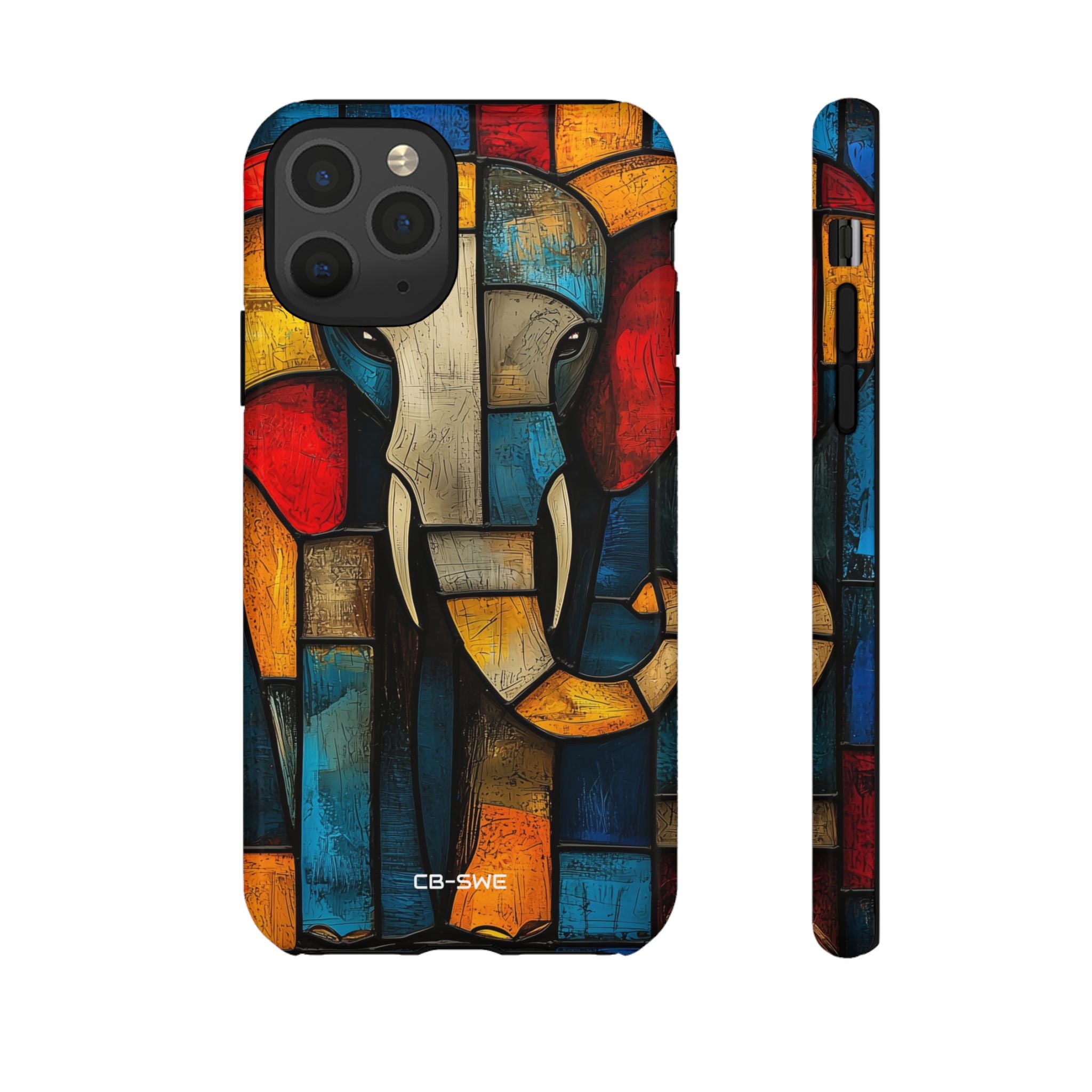 Elephant Shapes Dance - iPhone Case
