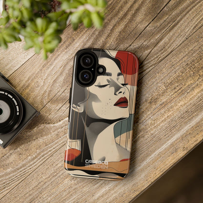 Calm Retro Muse iPhone 16 - Tough