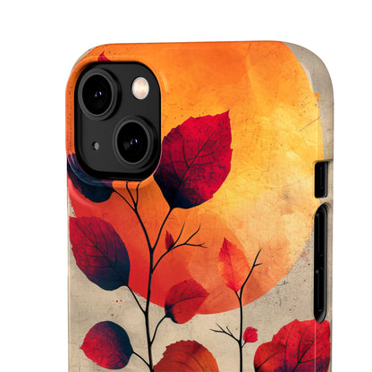 Sunlit Branch - Slim iPhone 14 Phone Case