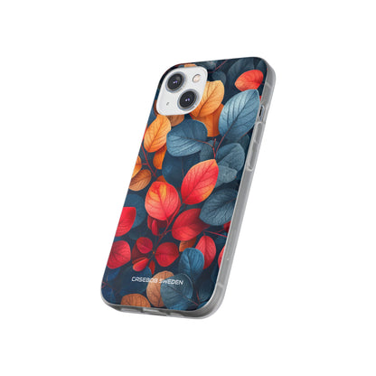 Vibrant Nature Leaves - Flexi iPhone 14 Phone Case