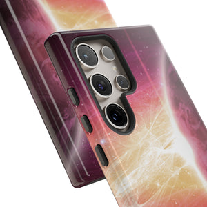 Purple Planets in Space - Protective Phone Case