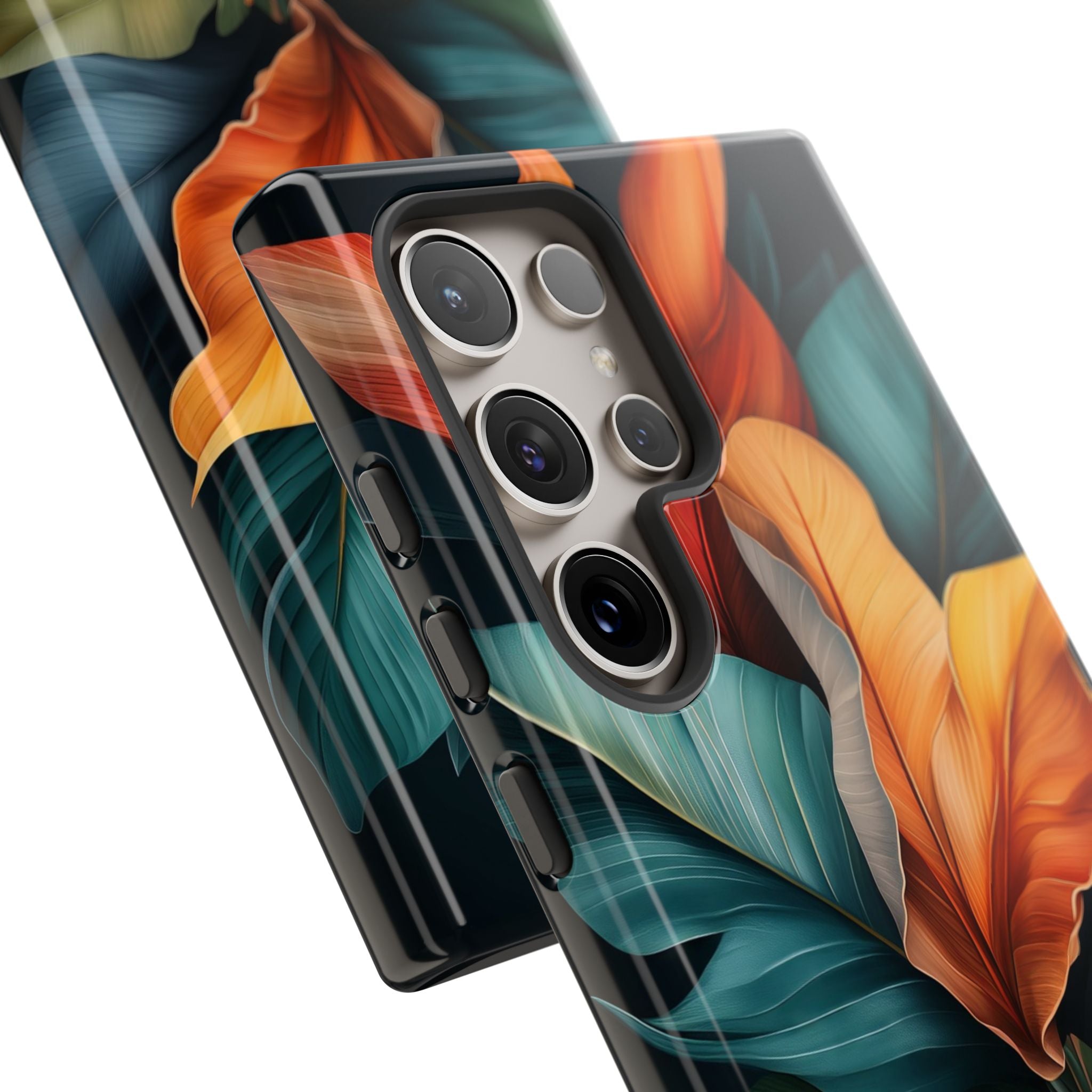 Tropical Leafburst Samsung S24 Ultra Case - Tough