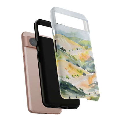 Misty Hills Watercolor - Google Pixel Case
