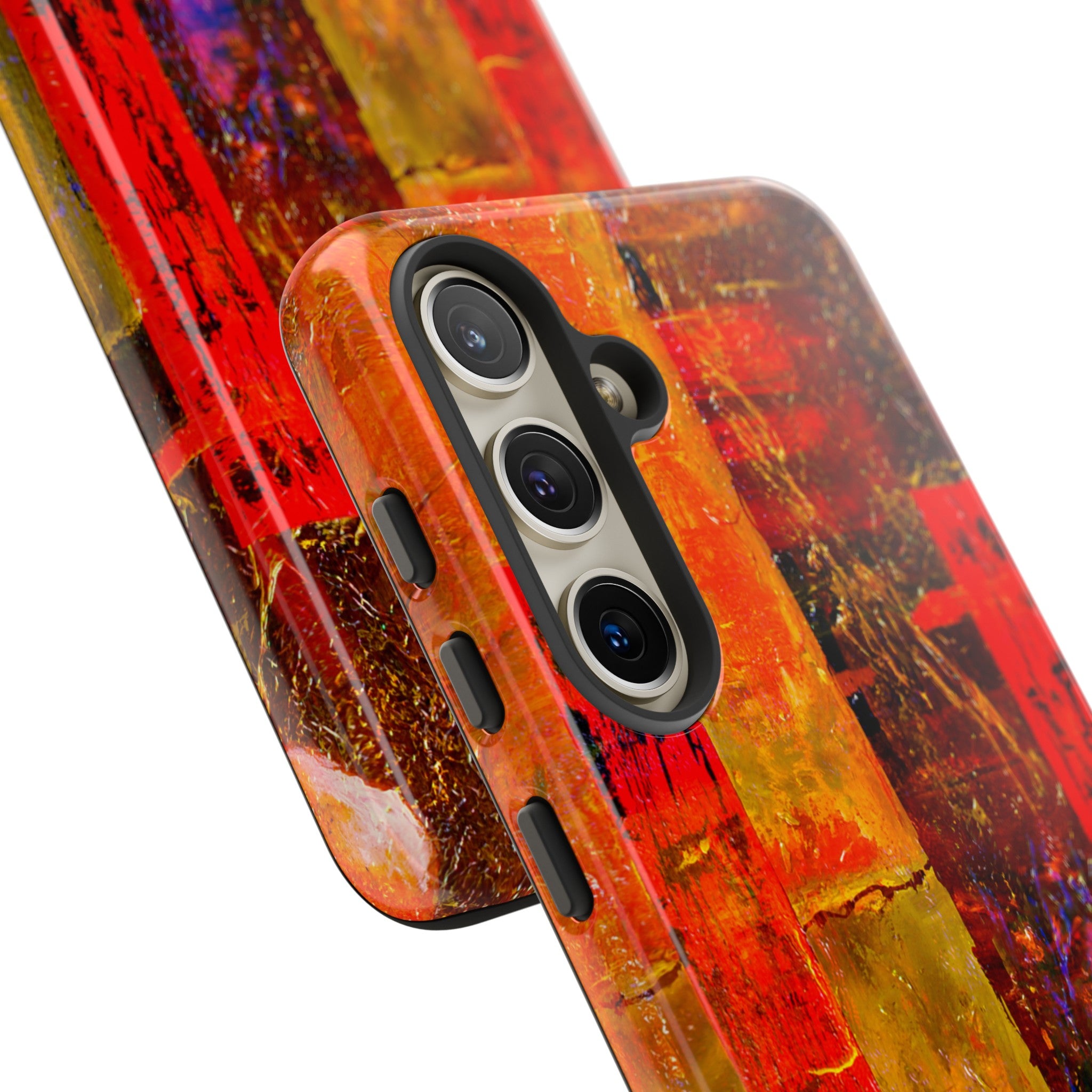 Red Oil Painting - Protective Phone Case