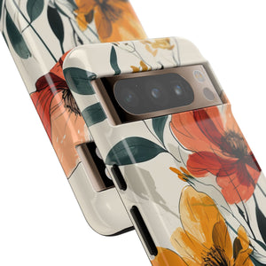 Serene Floral Harmony | Protective Phone Case for Google Pixel