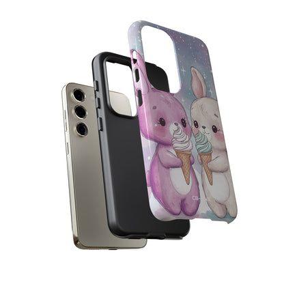 Rabbits Enjoy Ice Cream - Samsung Case