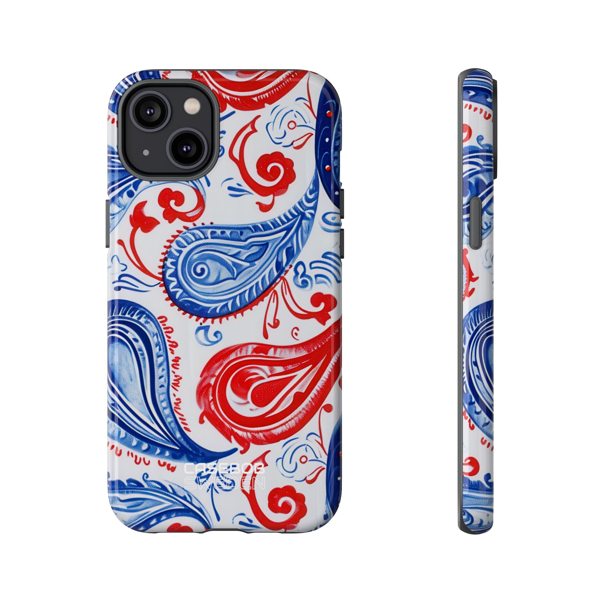 Vortici Paisley vivaci iPhone 14 - Tough