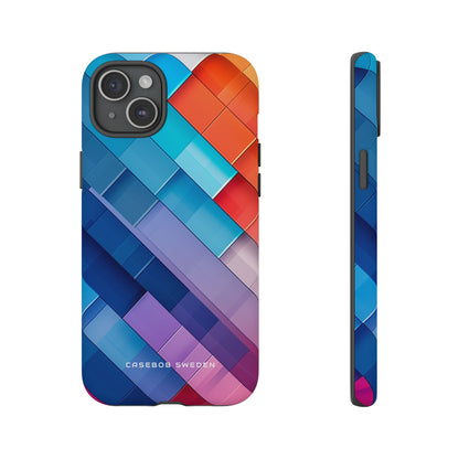 Vibrant GeoFlow iPhone 15 - Tough Phone Case