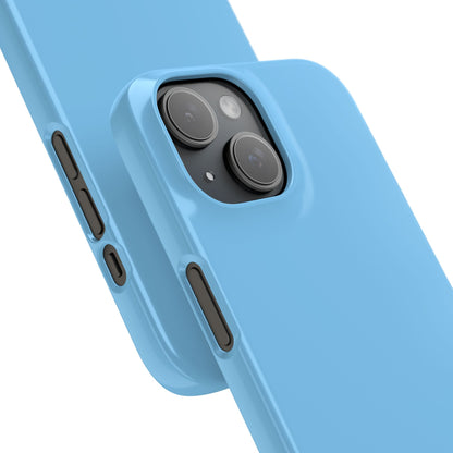 Light Sky Blue iPhone 15 - Slim Phone Case