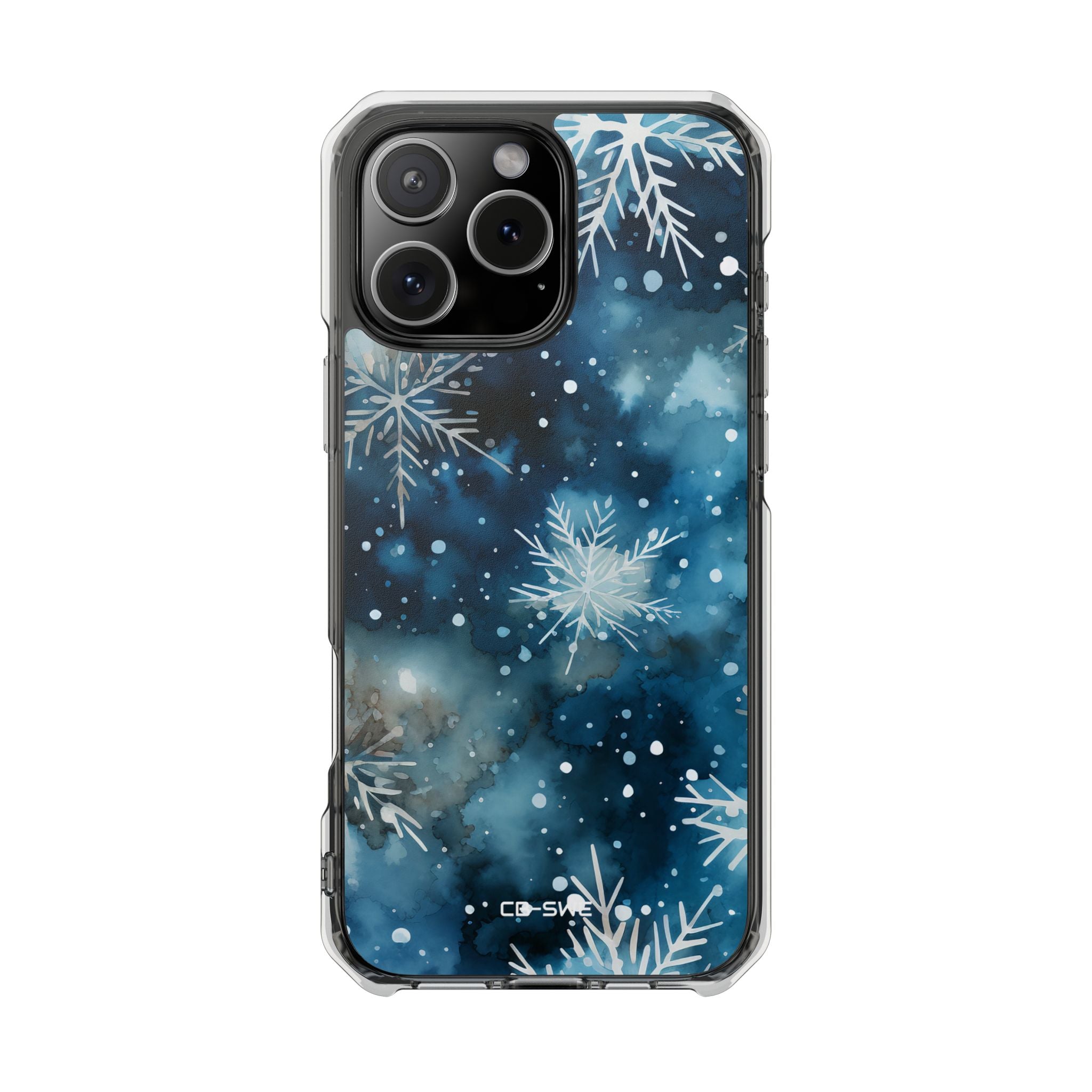 Winter Snowflakes Dance iPhone Case - Impact