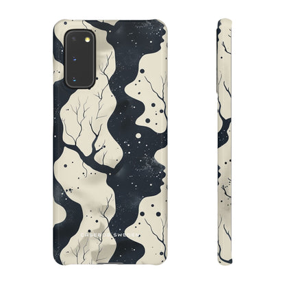 Organic Fluid Silhouettes with Cosmic Depth Samsung S20 - Slim Phone Case