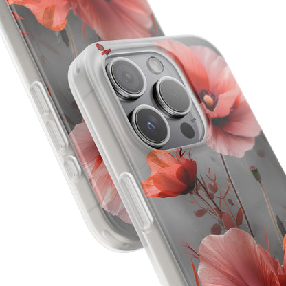 Ethereal Floral Elegance iPhone 15 - Flexi Phone Case