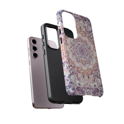 Purple Pink Mandala - Tough Samsung S23 Phone Case