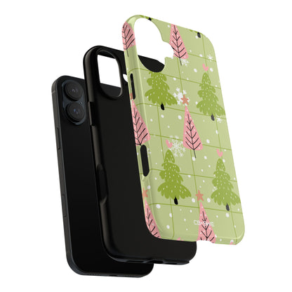Whimsical Trees Dance - iPhone Case