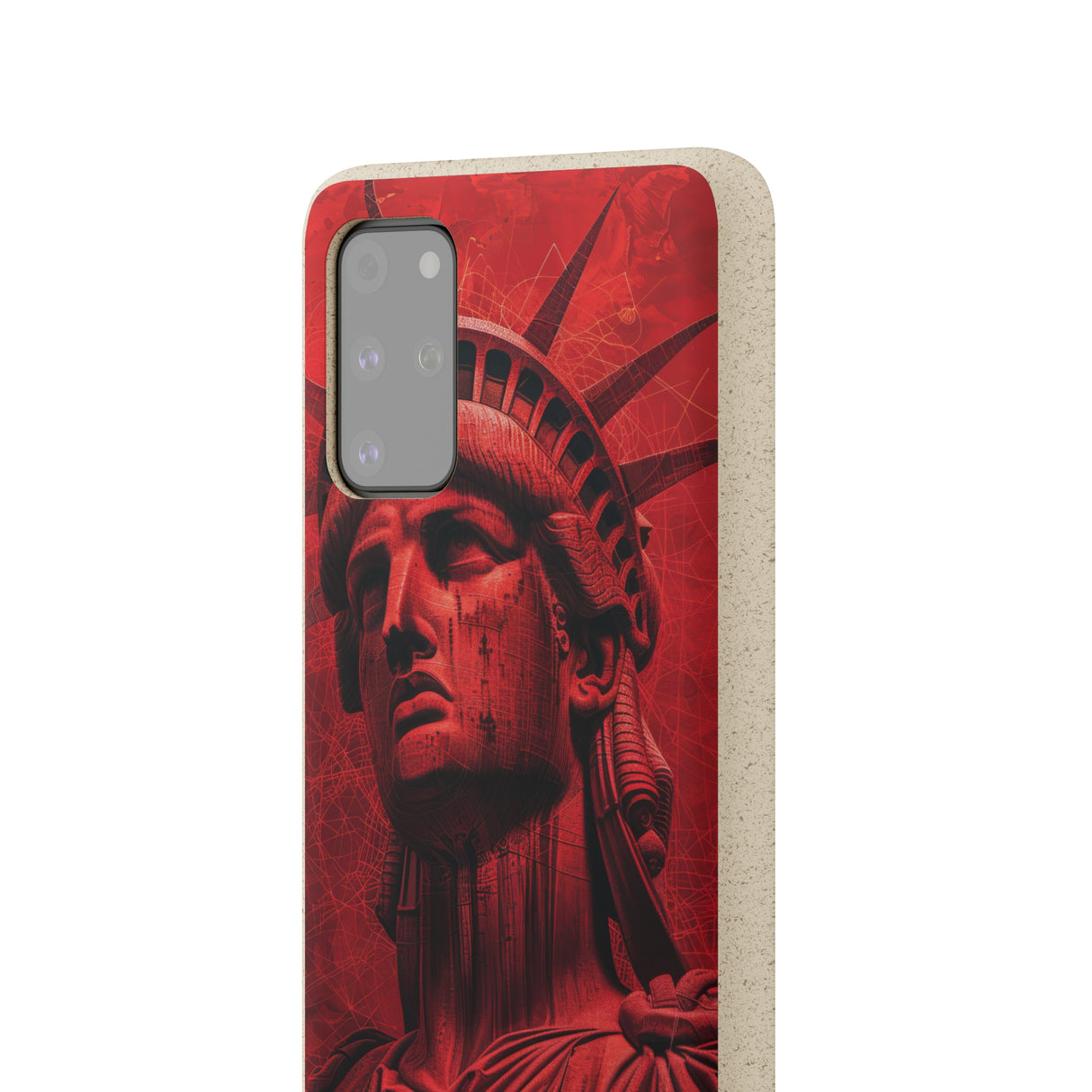 Red Liberty Revolution | Biodegradable Phone Case