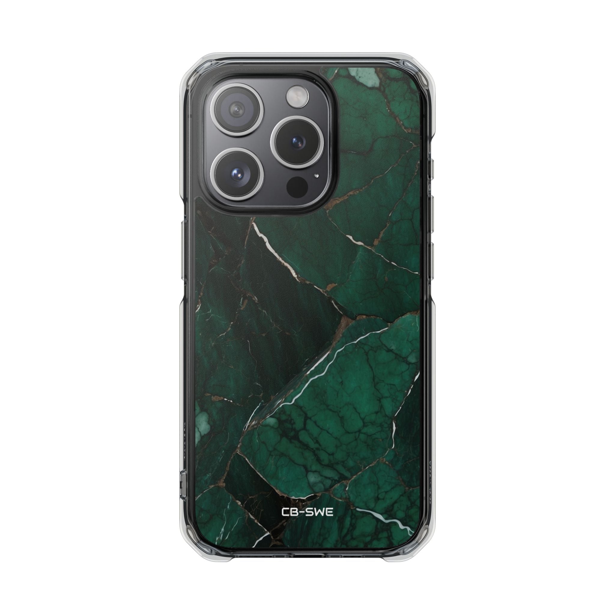 Emerald Veins Flow iPhone Case - Impact