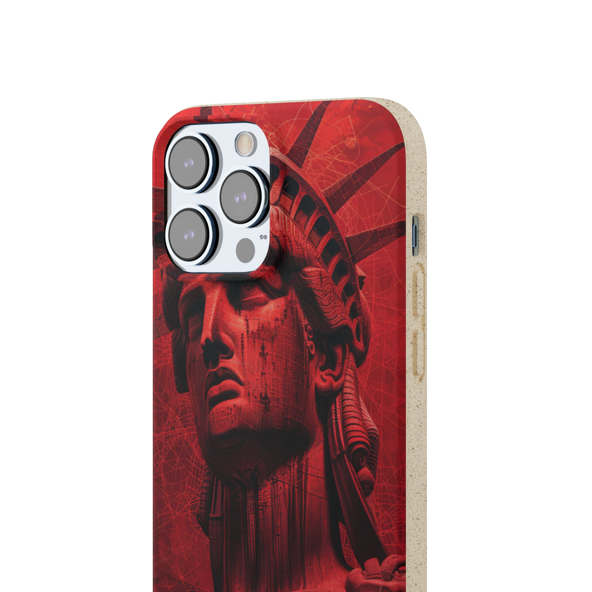 Red Liberty Revolution | Biodegradable Phone Case