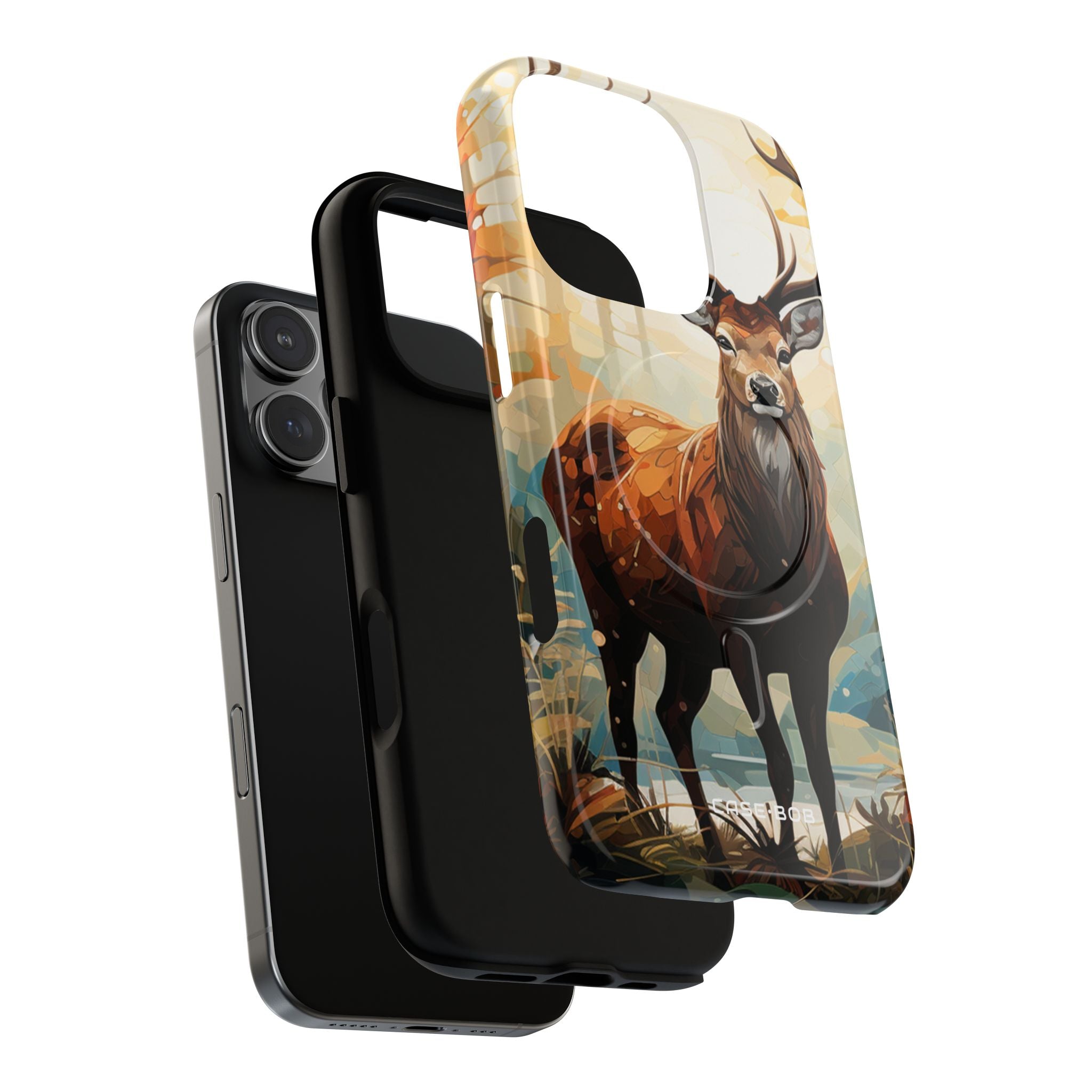 Glowing Stag iPhone 16 Pro Case - Tough+