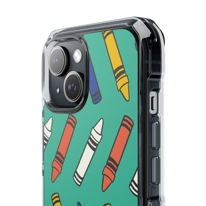 Crayons Dance Playfully iPhone Case - Impact
