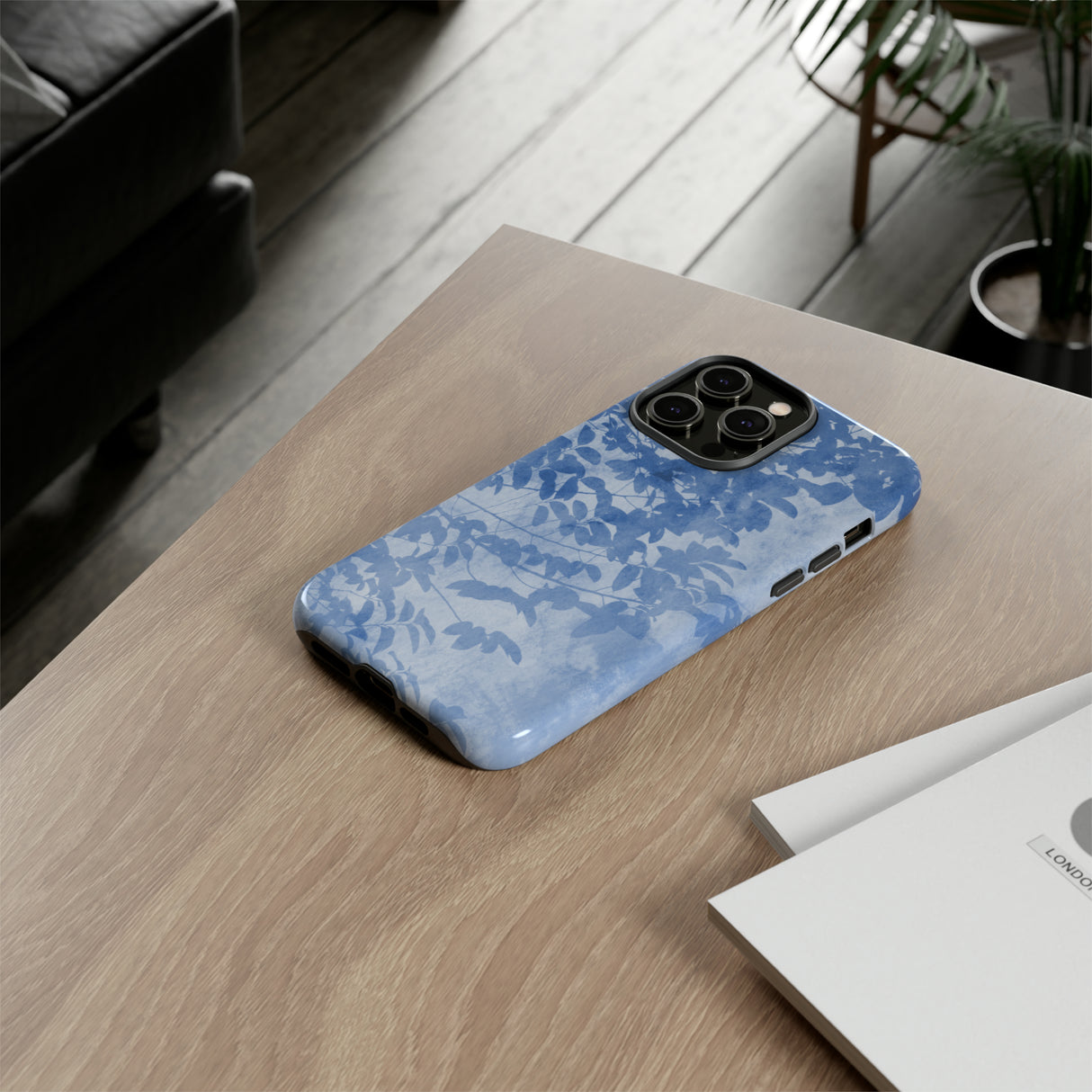 Blue Artistic - Protective Phone Case