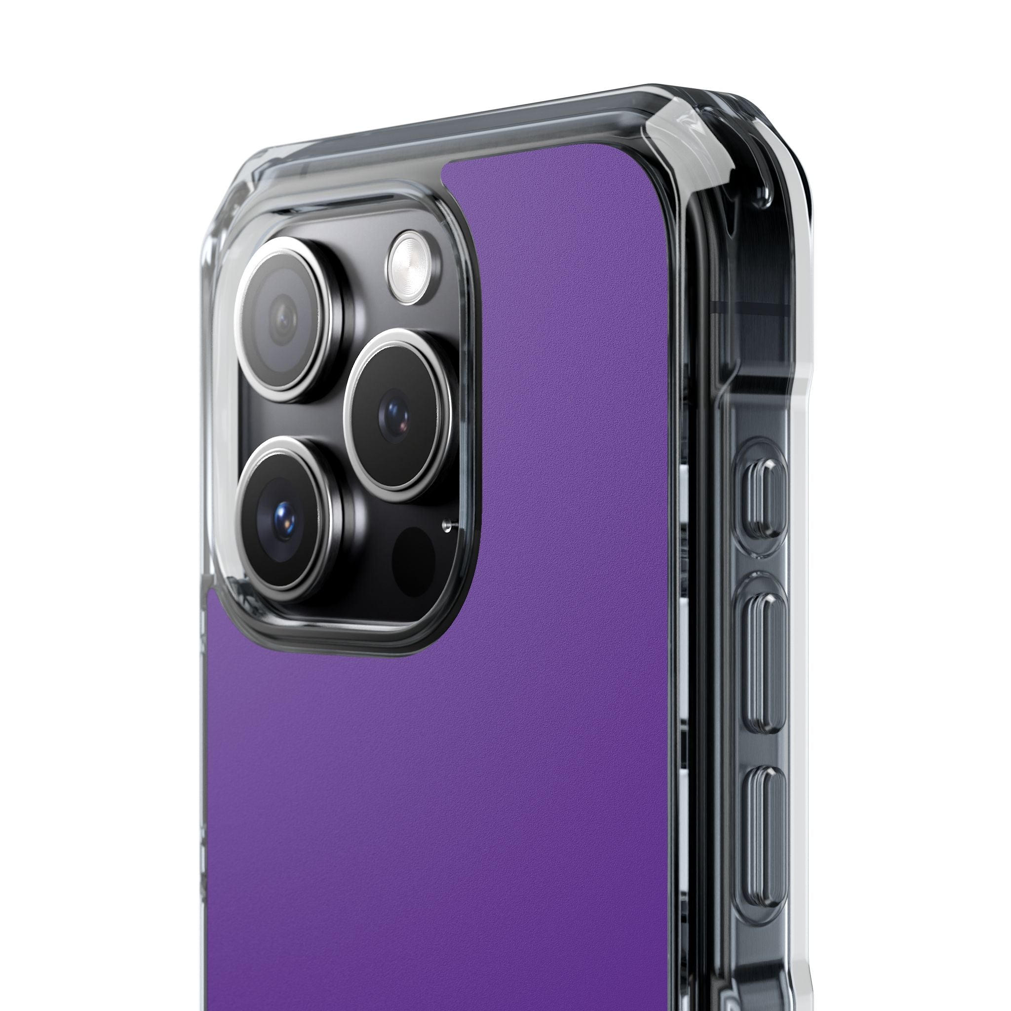 Mystic Purple Aesthetic iPhone 15 - Clear Impact Phone Case