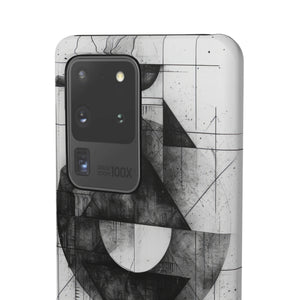 Monochrome Geometry | Slim Phone Case for Samsung