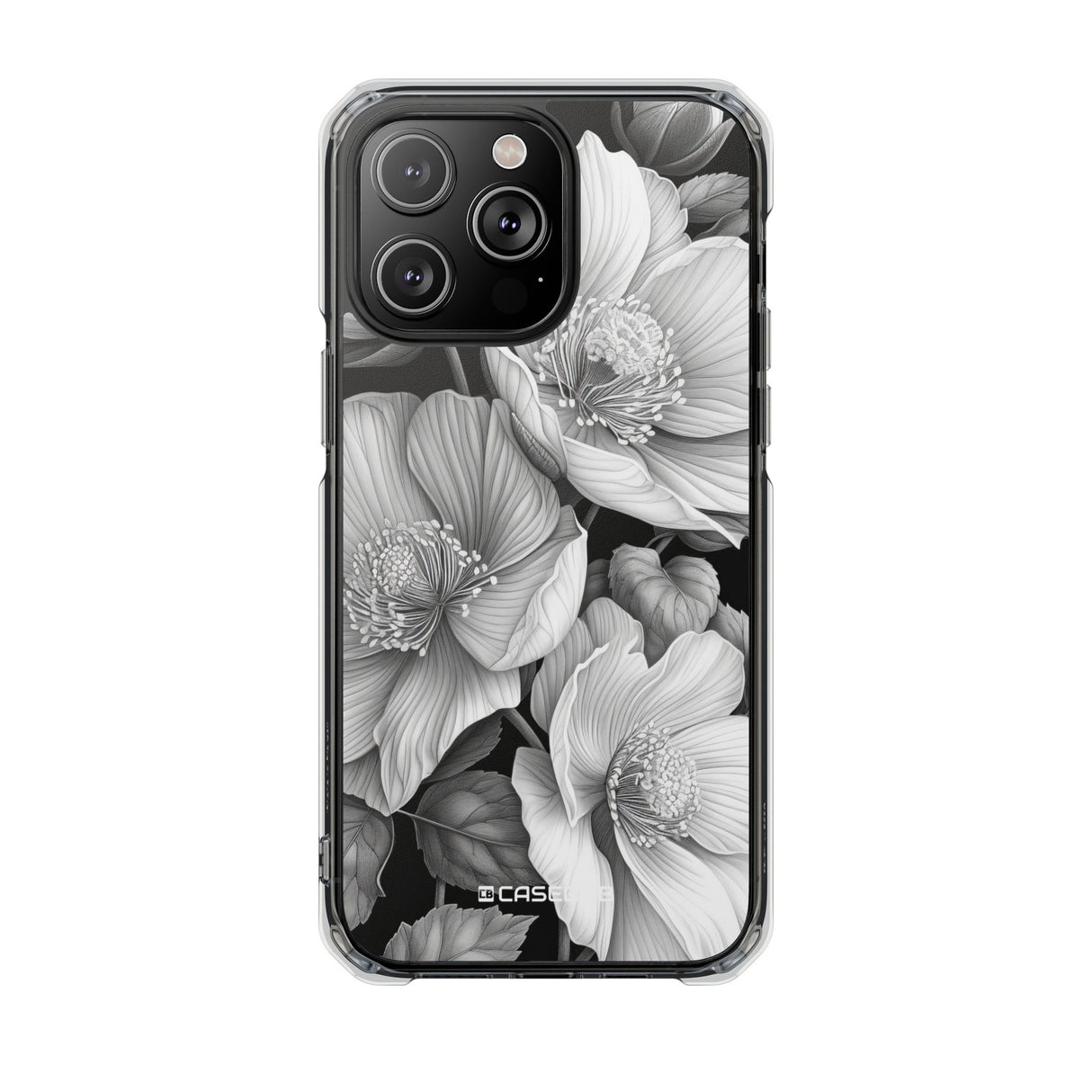 Botanical Elegance – Handyhülle für iPhone (Clear Impact – Magnetisch) 