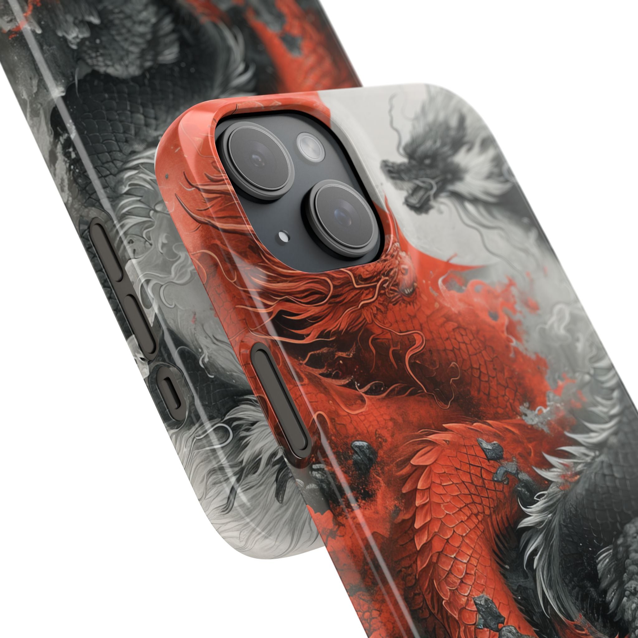 Zen Dragon Harmony iPhone 15 - Slim Phone Case