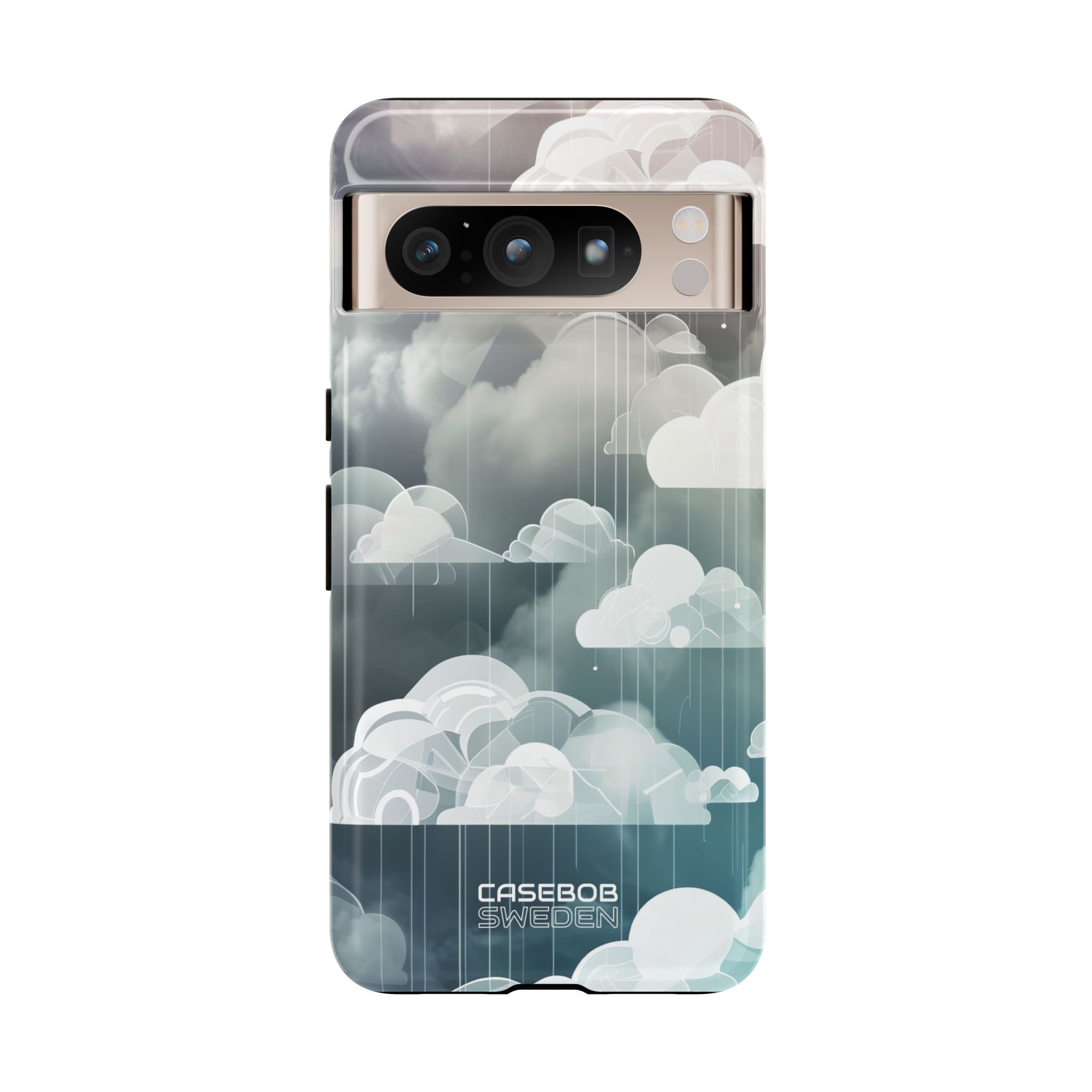 Silver Dream Clouds Google Pixel 8 - Tough